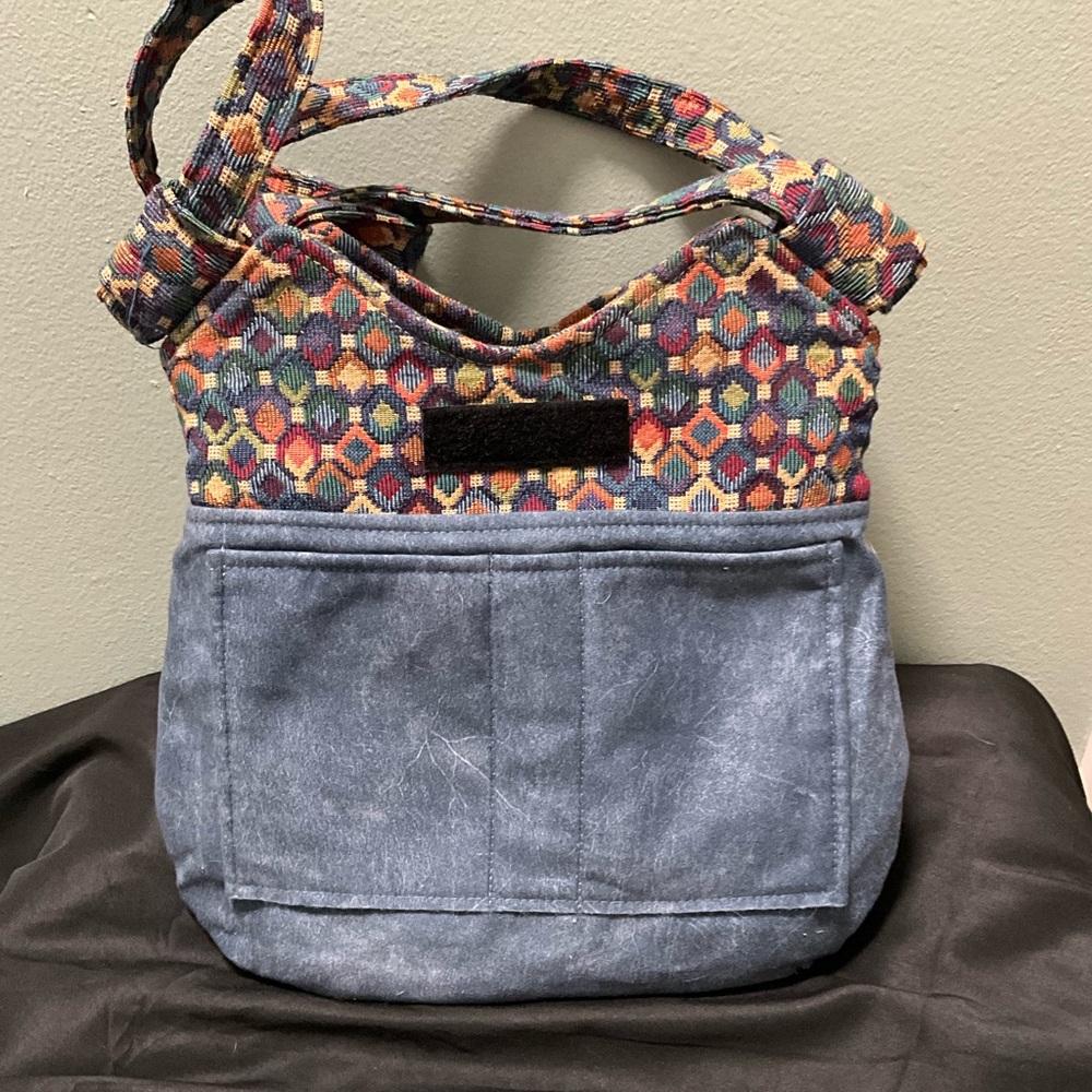 Colorful Geometric Patterned Women's Bag - Picture 4 of 4